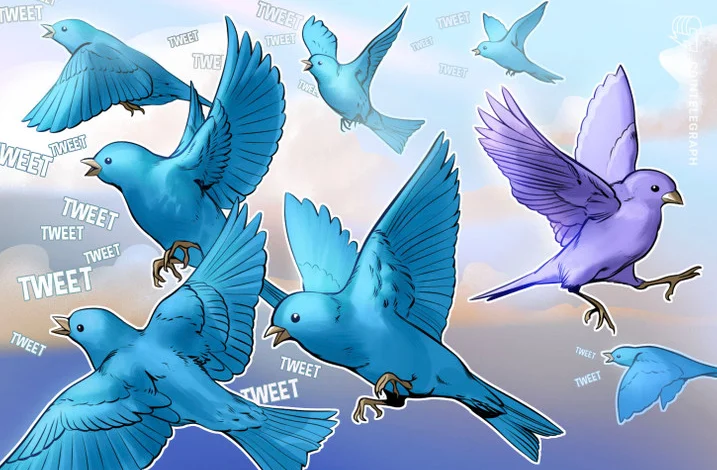 a group of blue birds flying
